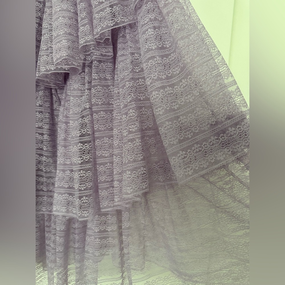 Free People Let’s Go Girls Convertible Dress Slip Purple XS - Picture 4 of 5